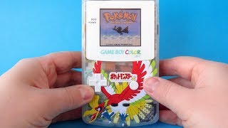 Legendary Pokémon Hooh  Pokemon Gold Backlight Game Boy Color [upl. by Alik196]