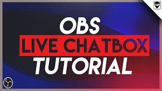 OBS How to Setup Live Chat Overlay 2017 StreamLabs [upl. by Leirua]