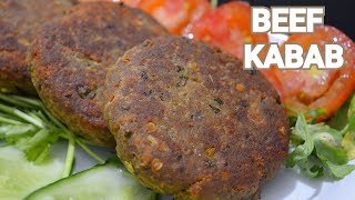 Beef Shami Kabab Recipe by YES I CAN COOK BeefKabab IftarSpecial 2019Ramazan [upl. by Tnerb655]