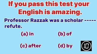 English Grammar Test ✍️ Preposition If you pass test your English is amazing  englishgrammar [upl. by Irroc]