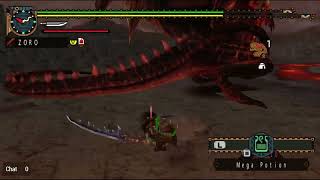 How To Break G Crimson Fatalis Wings With Long Sword Uncut  MHFU [upl. by Jenna64]