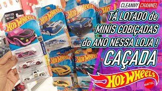 CAÇADA HOT WHEELS EXPOSITOR LOTADO de MINIS COBIÇADAS PTBR Cleanny channel 1548 [upl. by Yaresed]