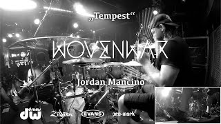 Jordan Mancino  WOVENWAR  Tempest live  Rockfabrik Nürnberg 220515  Drumcam [upl. by Diogenes409]