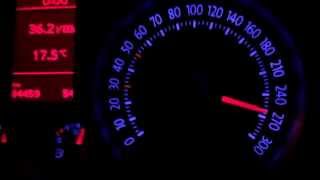 VW golf V GTI test maxspeed stage2 260hp [upl. by Abbott398]