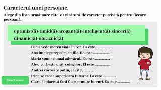 În căutarea unui prieten Descrierea unei persoane [upl. by Byrd272]