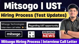 🔥Mitsogo Interview Call Letter  Mitsogo Hiring Process  UST Hiring Next Updates  Latest Updates [upl. by Thgiled]