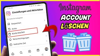 Instagram Account löschen  Instagram Konto löschen 2024 [upl. by Marden990]