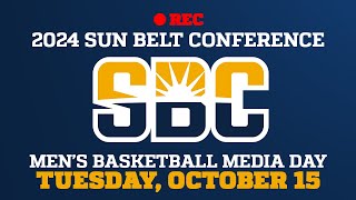 Sun Belt Mens Basketball Media Day  October 15th [upl. by Yral591]