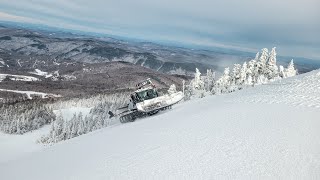 PRINOTH Snow Groomers  Course preparation for the Heroic Killington Cup 2022 with the BISON [upl. by Squier]