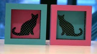 DIY Quadros decorativos em MDF para parede [upl. by Gnoz]