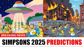 ALL Scary Simpsons Predictions for 2025 [upl. by Yniffit344]