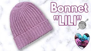 🤩1 pelote suffit Bonnet Crochet PARFAIT  Imitation tricot 🤩 crochet knitting Gorro tejido [upl. by Cullin]