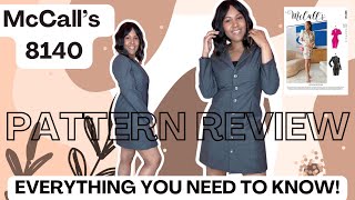 Everything You Need to Know McCalls 8140 Pattern Review [upl. by Otrebilif221]