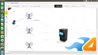 Simulation of 4G LTE Network with ns3 simulator [upl. by Rezal]