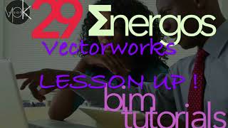 VECTORWORKS ADVANCED BIM TUTORIAL 29  ENERGOS  PassivHaus energy modelling [upl. by Enelec]