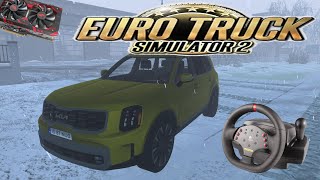 Euro Truck Simulator 2 Kia Telluride каткаLogitech momo racingrx580 [upl. by Latsyrk]