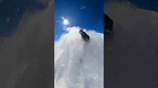 🏂🥷❄️Snowboarder executes Ninja Vanish under bright blue skies at Copper Mountain Colorado [upl. by Nojad568]