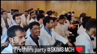 freshers party SKIMS MEDICAL COLLEGE HOSPITAL 👉batch 2023 [upl. by Eintihw405]