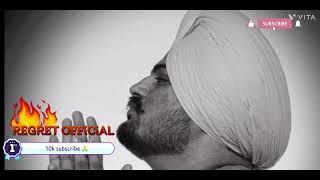 regret official sidhu Moose wala song [upl. by Deny]