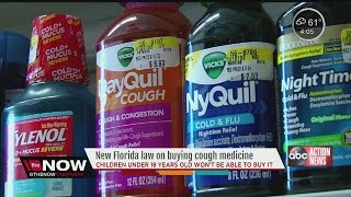 New Florida law on buying cough medicine [upl. by Maurise589]