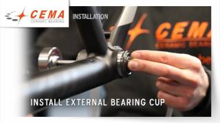 How to remove and install BB30 and BB9095 direct fit bottom bracket bearings [upl. by Leamsi]