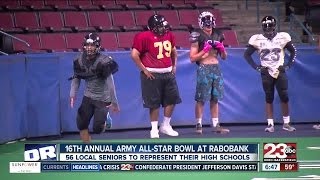 Senior High School players get ready for the 16th Annual Army AllStar Bowl [upl. by Francesca]