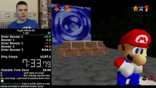 1049 Super Mario 64 1 star speedrun [upl. by Theresa]