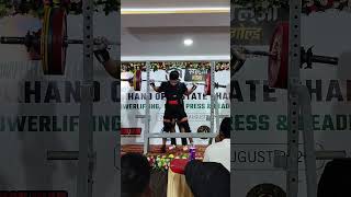 220 kg squat failed in WPC powerlifting game [upl. by Sairu]