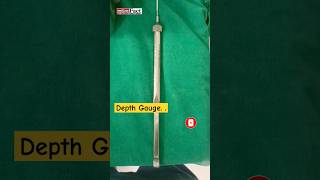 Depth Gauge For Screw Measures in Orthopedic Surgery  orthopedicsurgeon surgicalinstruments [upl. by Oakes930]