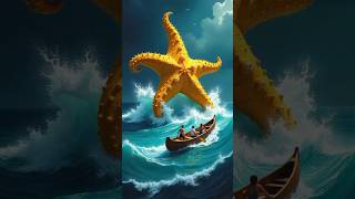 starfish vs canoe monster attack starfish ship ocean canoe ai [upl. by Richey]