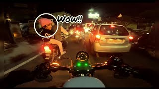 NIGHT RIDE  Riding my motorcycle through ONGC road  DEHRADUN  SANZEE  Harley Davidson iron883 [upl. by Hoffman]