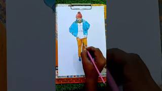 1k subscribe goaltrendingshorts viralshorts watercolor painting famousshorts subscribe [upl. by Adnalue366]