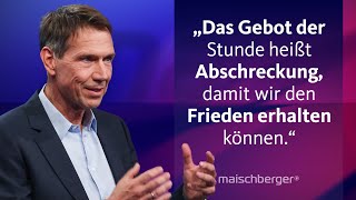 René Obermann über die Verteidigungsfähigkeit Europas und die Wirtschaftskrise  maischberger [upl. by Nailimixam]