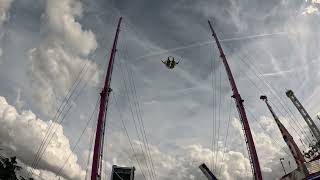 Bungee Katapult  Profit Offride  Paris  Foire du Trône 2024  Kirmes Fahrgeschäft  Sling Shot [upl. by Bellina]