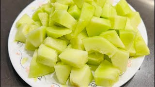 🌈 CUTTING MELON DEW FRUITS FRUITS Satisfyingsound asmr [upl. by Lletnwahs]