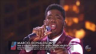 Marcio Donaldson Sings quotIts a Miraclequot by Barry Manilow  Top 14  American Idol 2018 [upl. by Pearl]