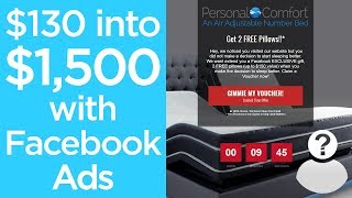 130 into 1500 With Facebook Ads for a Mattress Store  Liam Chase [upl. by Abrahamsen]