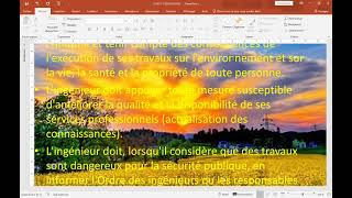 Chapitre 2 DEONTOLOGIE DE L’INGENIEUR quotEthique et déontologie de l’ingénieur [upl. by Mikah]