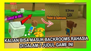 7 PENAMPAKAN BACKROOMS TERSEMBUNYI DI DALAM GAME  EASTER EGG TENTANG BACKROOM [upl. by Hailahk124]