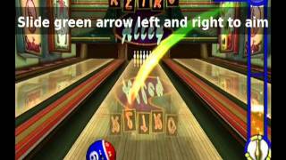 Gutterball  Golden Pin Bowling How to throw spin tutorial video [upl. by Arikehs]