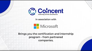 Coincent Microsoft certification [upl. by Rebecka]