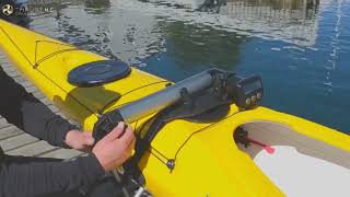 Installation of Thrustme Electric Outboard on Kayak [upl. by Secundas]