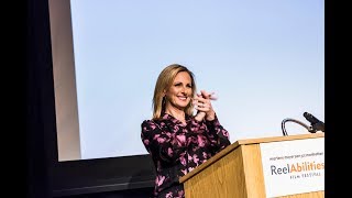 Marlee Matlin accepts the 2018 Spotlight Award [upl. by Einahpehs]