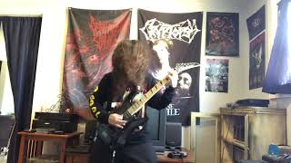 DEVOURMENT  FESTERING VOMITOUS MASS GUITAR COVER  Julian Gonzalez [upl. by Eiba]