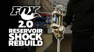 Fox 20 Reservoir Shock Rebuild Instructions  Servicing Step by Step [upl. by Nagy934]