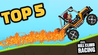 TOP 5 GAMES Like HILL CLIMB RACING  Gameplay [upl. by Nedmac804]