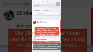 QuickTipp Untis Mobile  Abwesenheiten entschuldigen [upl. by Bron]