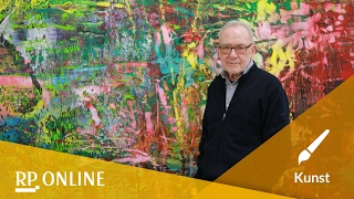 Gerhard Richter präsentiert neue Werke in Köln [upl. by Cahan]