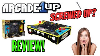 🔴Arcade 1Up PacMan amp Galaga Head to Head Countercade Review arcade1up review [upl. by Eanram180]