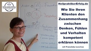 Heilpraktiker Psychotherapie Erfolgstipp Das ABC Modell einfach und verständlich erklärt [upl. by Barram]